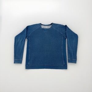 Visvim Indigo Artisan Crewneck Sweatshirt Natural Dye Japan Pullover Size 4